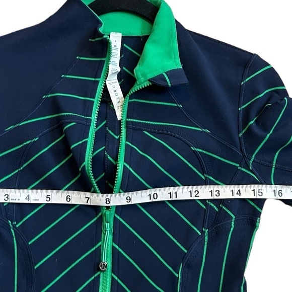 Lululemon Forme Jacket *Cuffins Slalom Stripe Inkwell / Inkwell - Picture 15 of 16